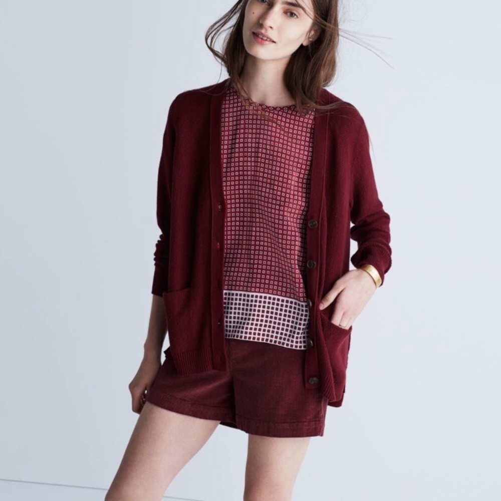 Short sleeve silk top